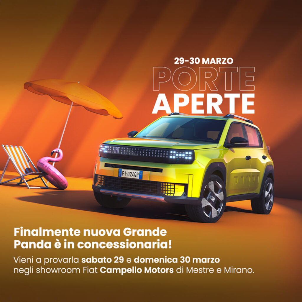Porte aperte nuova Fiat Grande Panda Campello Motors Mestre Venezia Mirano