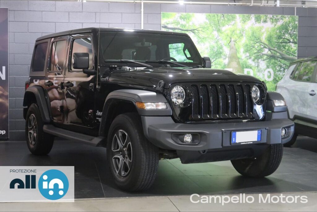 JEEP Wrangler Unlimited 2.2 Mjt 200cv AT8 Sport Usato Padova