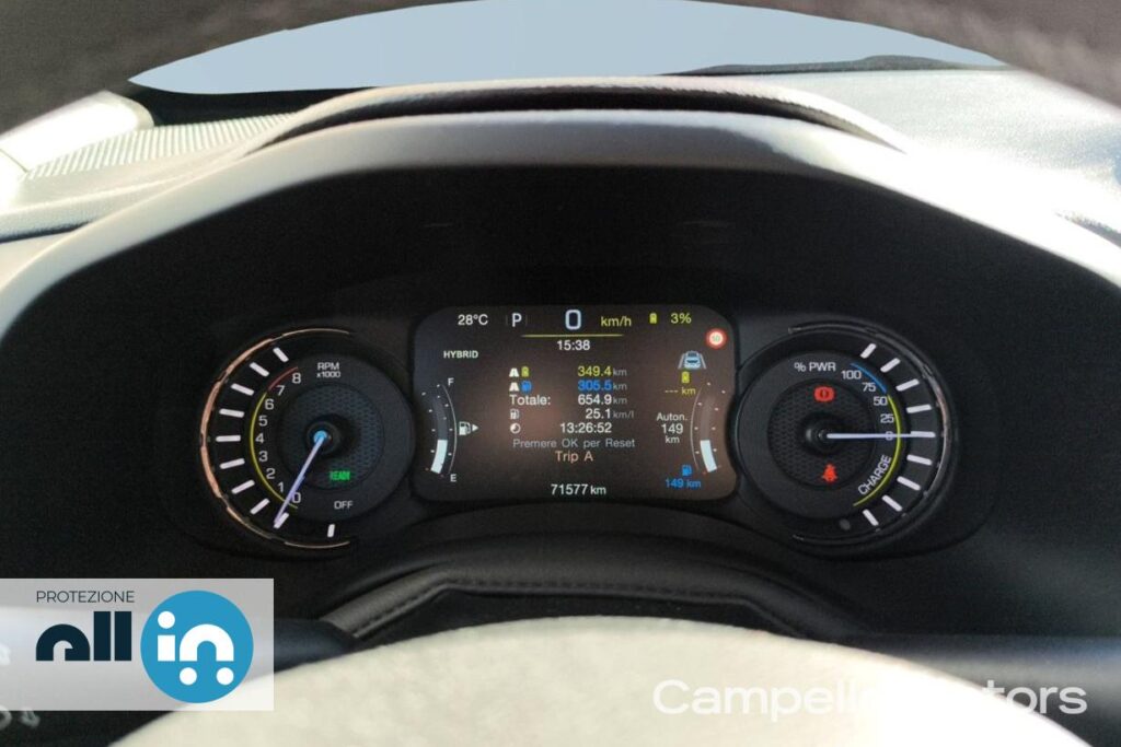 JEEP Renegade PHEV 1.3 T4 4XE 190cv AT6 Limited Usato Mirano