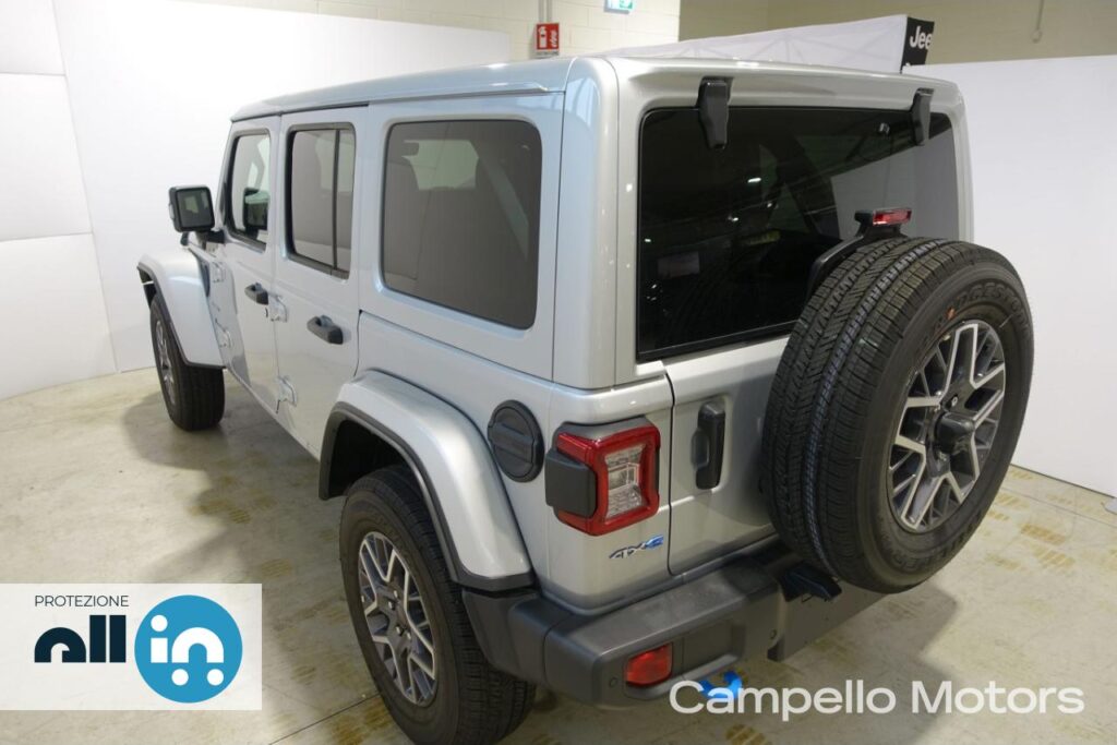 JEEP Wrangler PHEV Unlimited 2.0 4XE 380cv At8 Sahara Usato